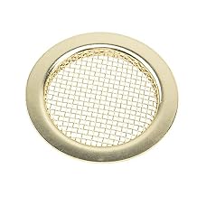 1Pcs Guitar Screened Sound Hole Insert, Speaker Grills Mesh, Gold