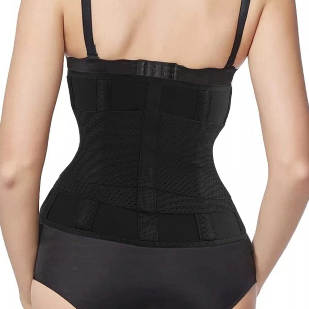CMBSSTFC Taillengürtel für den unteren Rücken, für Männer und Frauen, verstellbar, atmungsaktiv, Lendenwirbelstütze, Taille, Rückenkorrektur, Bauchdeckenstraffung, Sport, Fitness, Taillentrainer