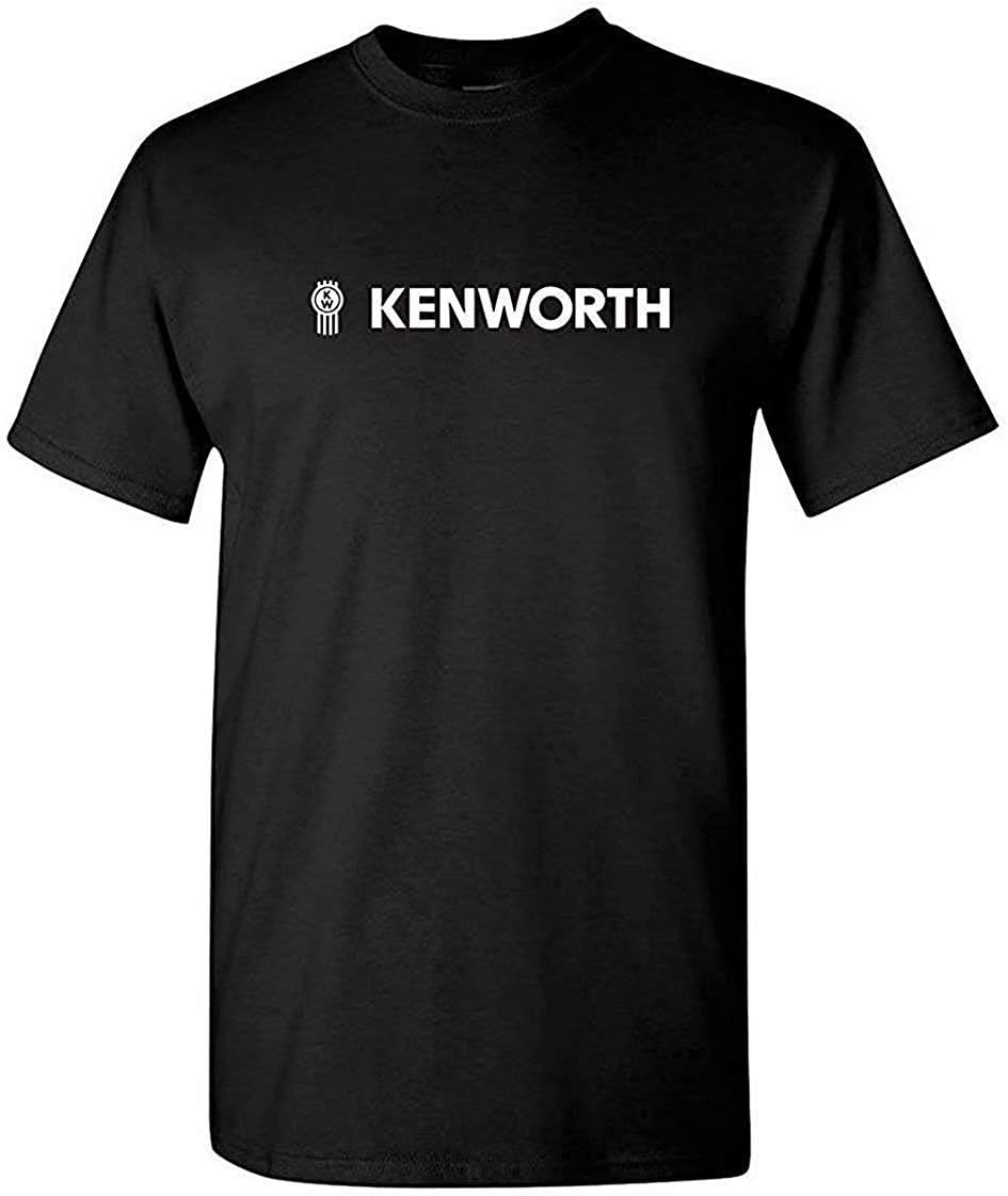 Men's Kenworth Trucks T-Shirt Truckers Mechanics Drive Dump Tractor Trailer W900 T680 XX-Large Black