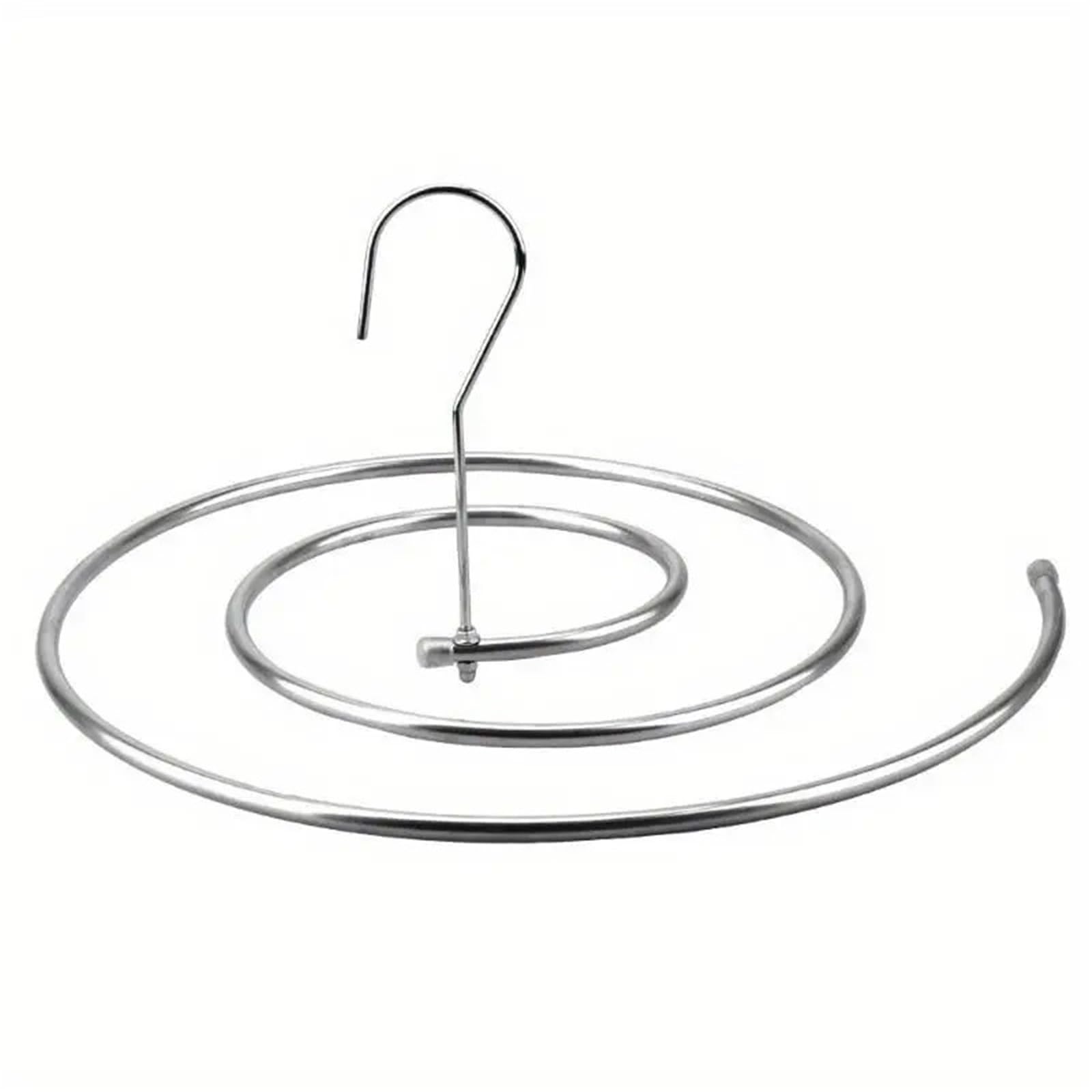 2pcs Stainless Steel Rotating Drying Rack Save Space Round Spiral Quilt Sheets Hanger Blanket Outdoor Home Balcony for Sheets Bedspreads