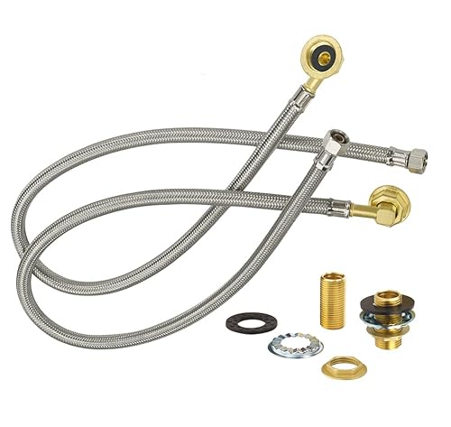 Krowne 21-445L E-Z Kit de instalaciĂłn de lĂnea de agua, montaje en pared, 38", 30" de largo, incluye montaje, acabado de acero inoxidable Krowne 21-445L E-Z Kit de instalaciĂłn de lĂnea de agua, montaje en pared, 38", 30" de largo, incluye montaje, acabado de acero inoxidable