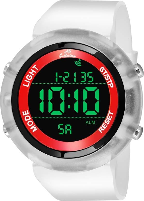 AB Collection 1121 Shock Resistant Digital Watch Outdoor Sport Unisex Watches Back Light Digital Watches Transparent Multifunctional Wristwatch Casual - for Men ADI Transparent (B0CC26FVF1) Amazon Price History, Amazon Price Tracker