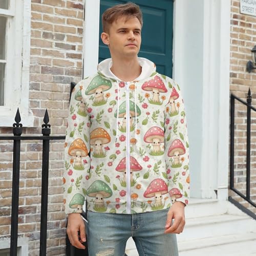 Buzo con capucha y cierre para hombre miniatura 3