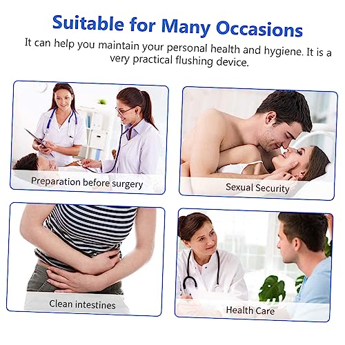 DOITOOL 1 Peça Amal Plug Enematizador Produtos De Enema Limpador De Partes Íntimas Lavadora De Vulva