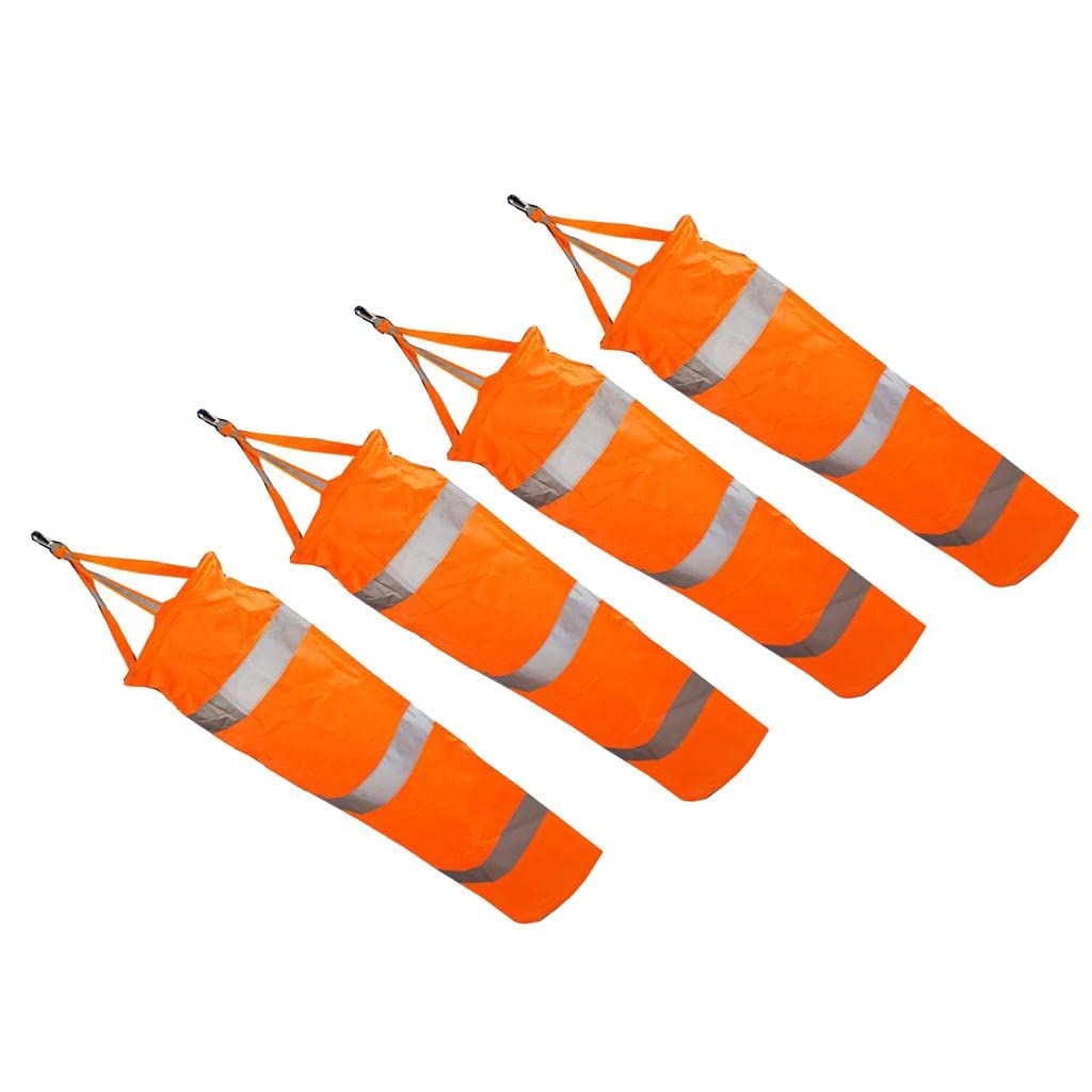 The Style Sutra 4 Pcs Airport Windsock Outdoor Wind Sock Bag Reflective Belt Grommet 60cm|Home & Garden | Yard, Garden & Outdoor Living | Garden Decor-image-27