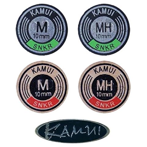 Kamui Black Snooker Tip, Medium Density Cover