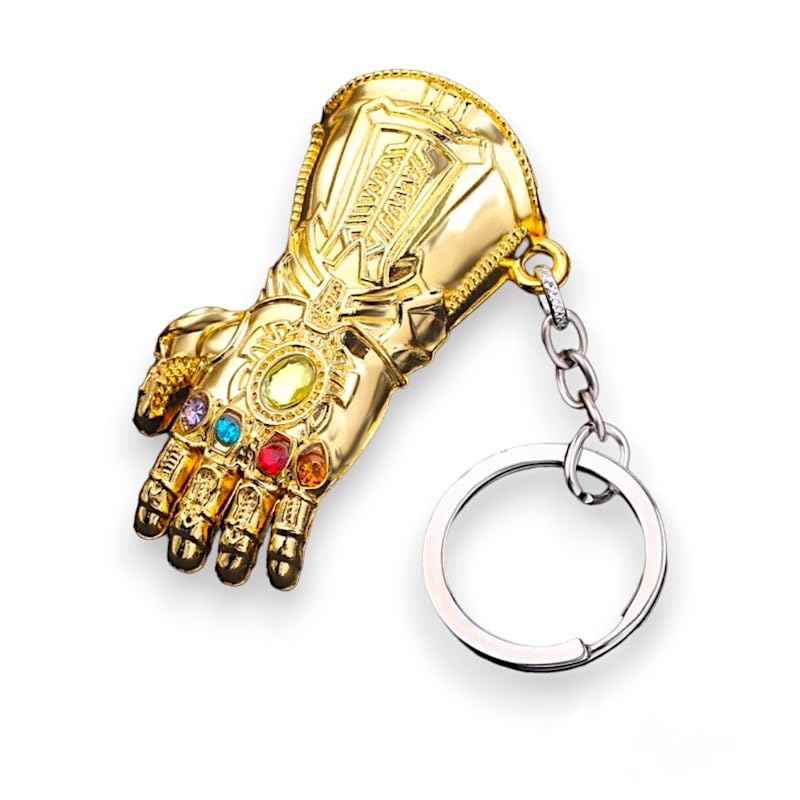 Thanos Infinity Gauntlet Keychain With Infinity Stones Metal