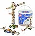 Produktbild Heros 100039038 - Constructor, Kran 170-teilig, Holz-Konstruktions-Set, 7 verschiedene Modelvarianten baubar, Made in Germany