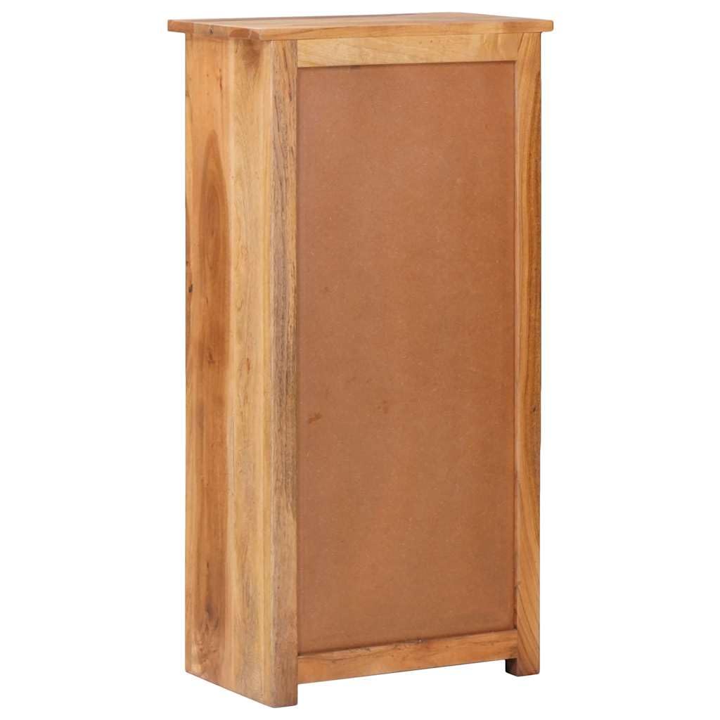 Bücherregal aus Massivholz 50x30x100 cm poliert lackiert mit viel Stauraum, Wandregal Würfel für Büro und Wohnzimmer, fertig montiert, langlebiges Holzregal für Bücher und Dekoration