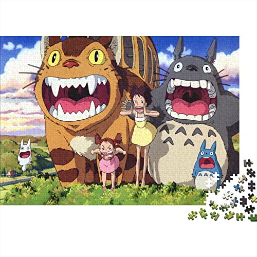 Puzzle 1000 Piezas, Animación : Totoro, Puzzle Arte, Puzzle para Adultos, Rompecabezas Animación...