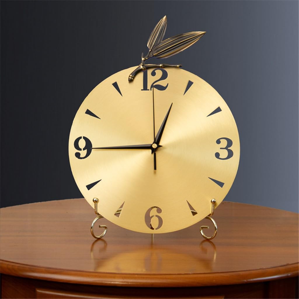 Horloge de salon chinoise JFDBGU pour décoration de table et étagère de maison