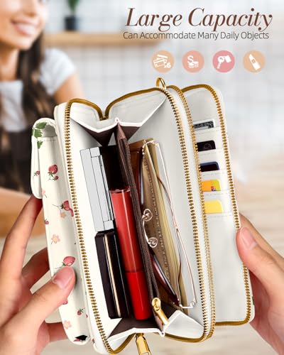 Image of Miss Adola Zipper Cell Phone Crossbody Bag for Women