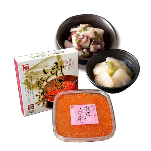 稚内いくら海鮮セット(いくら醤油漬け&わさび漬け2種)