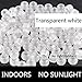 Miraclekoo UV Beads Scientific Multi Color Changing Bead UV Reactive Plastic Luminous Pony Beads,Fun for Jewelry/Bracelets Making,1000 Pcs