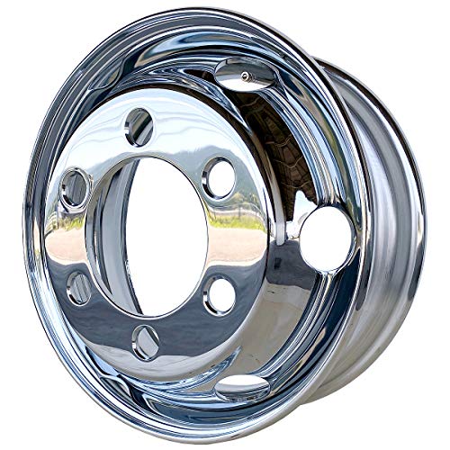 ❥道5メッキアクセサリー 大量まとめ 約6kg メッキホイール 19.5×6.75 6穴 JIS フロント用 大型 トラック 低