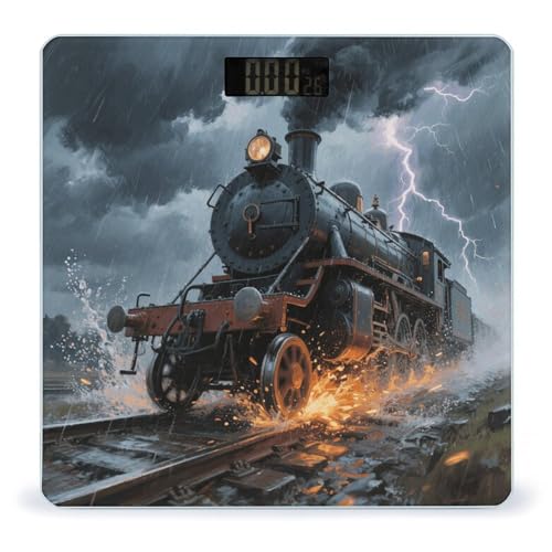 Báscula Digital de Baño Steam Train con Pantalla LED miniatura 1