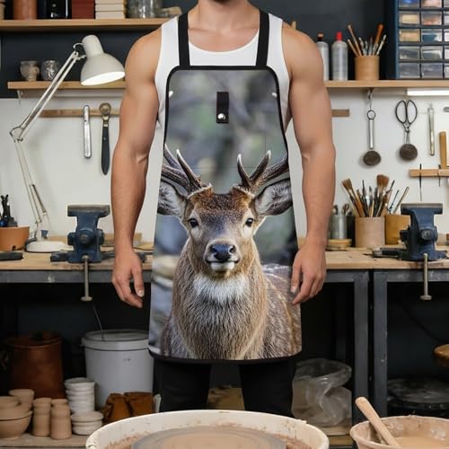 Delantal de trabajo Antlers con cierre rápido y ajustes miniatura 4