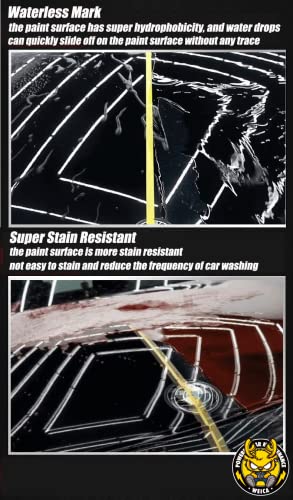 Image of Nano Ceramic Coating, Hrdness Crystallization Paint Sealant Kit(25ml Bottle),Super Gloss Shine & Hydrophobicty,2 Years Lasting Protection,Easy to Apply Professional Car Detailing Ceramic Coating