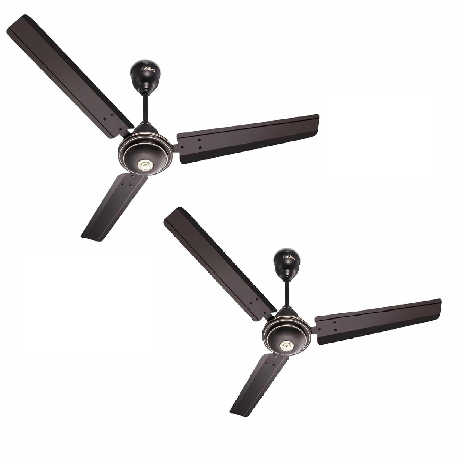 ACTIVA 1200 mm Ceiling Fan, 390 RPM High-Speed Air Delivery, 50W Motor, Anti-Dust Coating, Low Noise, Large Sweep, 2-Year Warranty, Pack of 2 (Smoke Brown), BEE-Approved One Star Rating