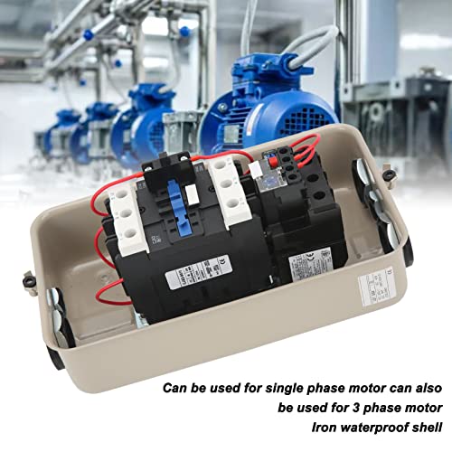 Arrancador de motor eléctrico LE1D95M7, monofásico 220V-230V 80A y trifásico 380V-400V 93A, interruptor de control magnético miniatura 2