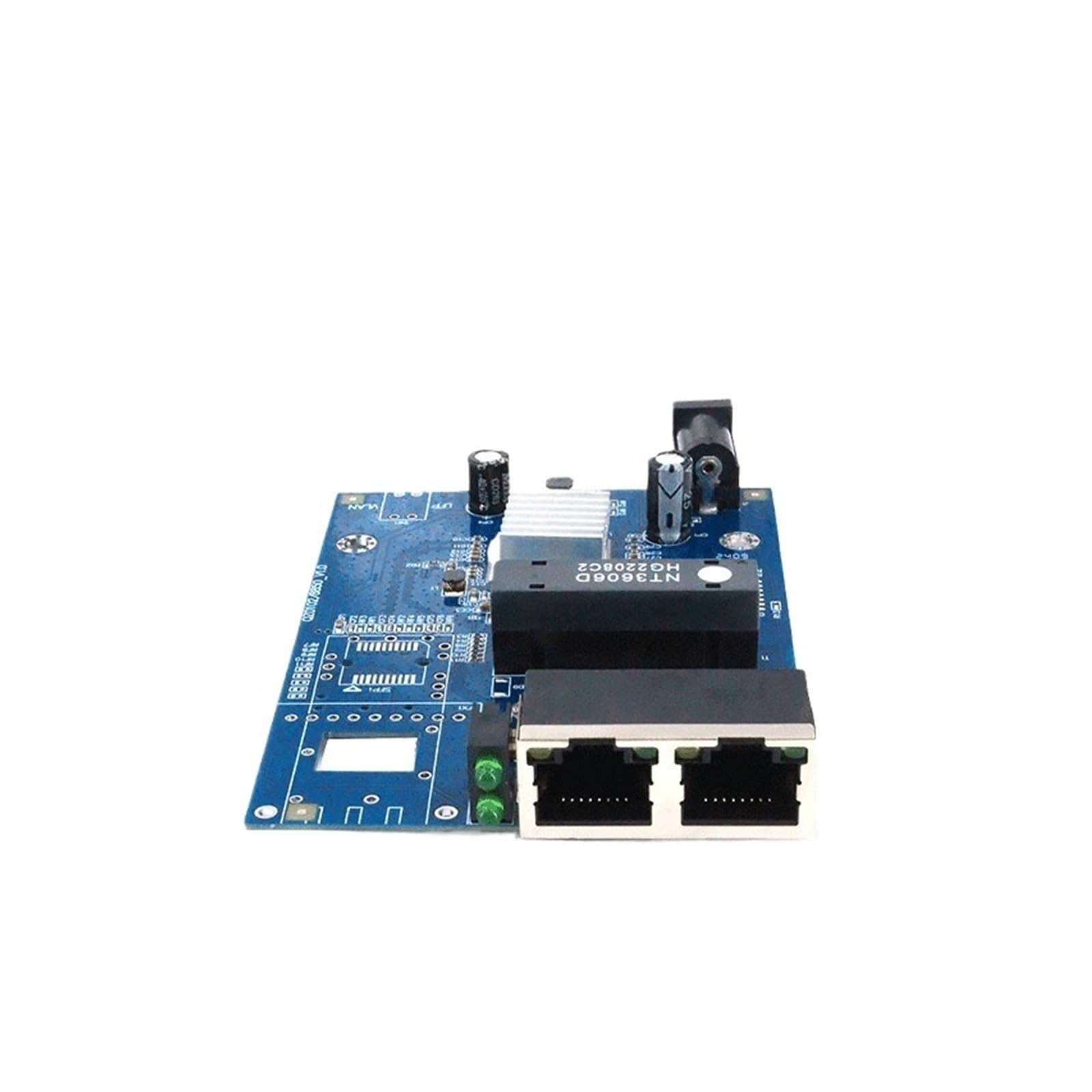 Convertisseur Fibre Optique Gigabit 1 Port SF.p vers 2 Ports RJ45 LC, commutateur Ethernet, équipement de Communication(Only PCBA)