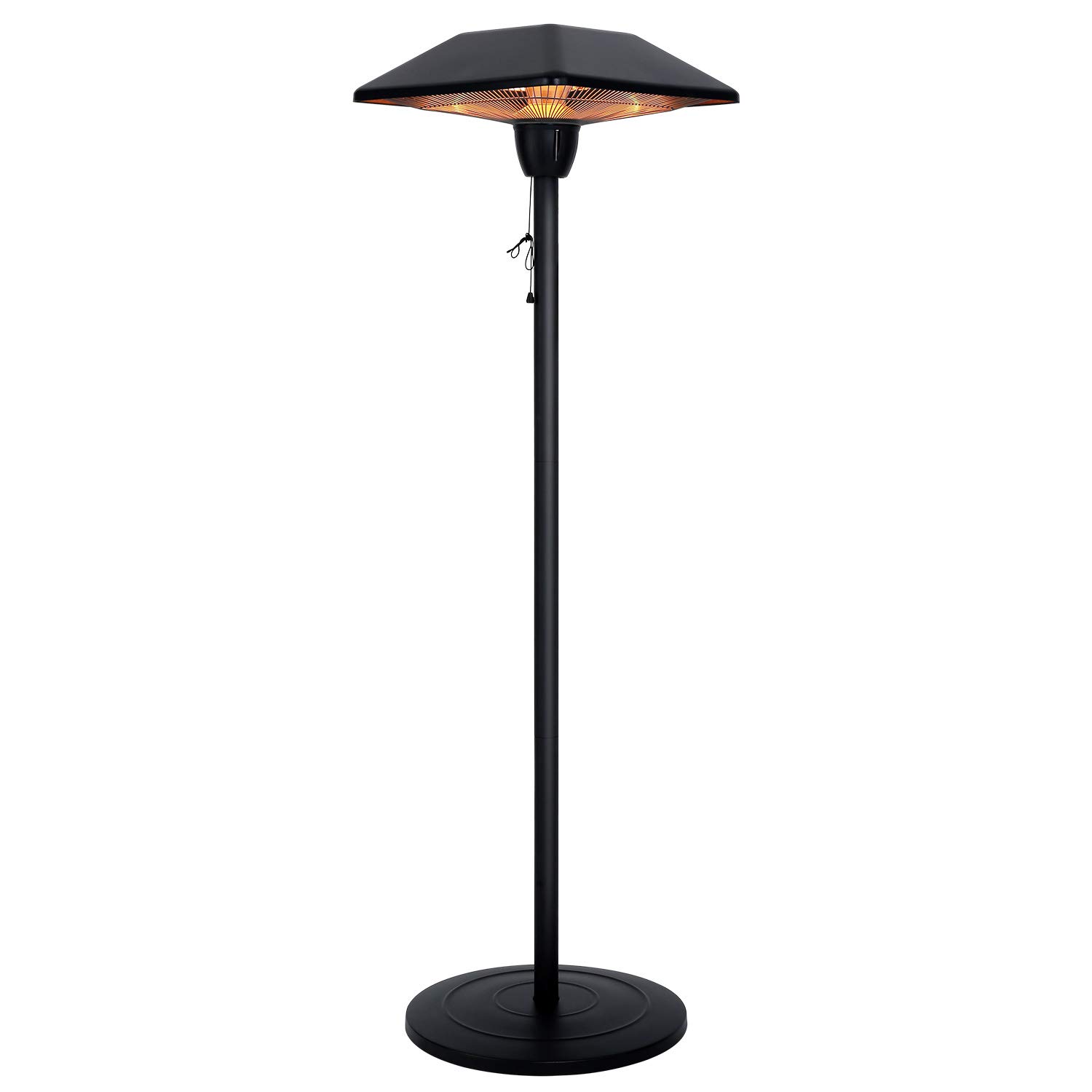 Star Patio Electric Patio Heater, Outdoor Heater, 1500W Infrared Heater with SQUARE SHAPE Matte