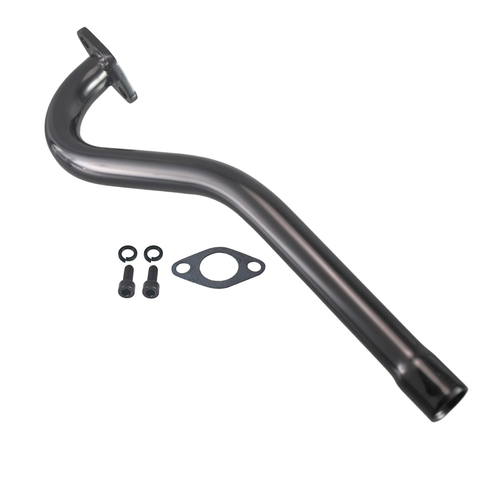 Central long Exhaust Pipe For Coleman CT100U FRP GMB100 Predator 79cc 98cc 3HP Engine Mini Bike Gun-Black