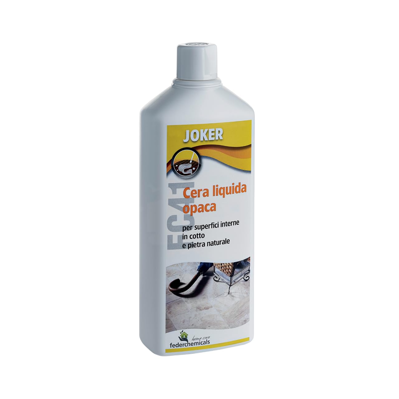 Cera Liquida Opaca JOKER Federchemicals 1000ml – Per Cotto e Pietra Naturale