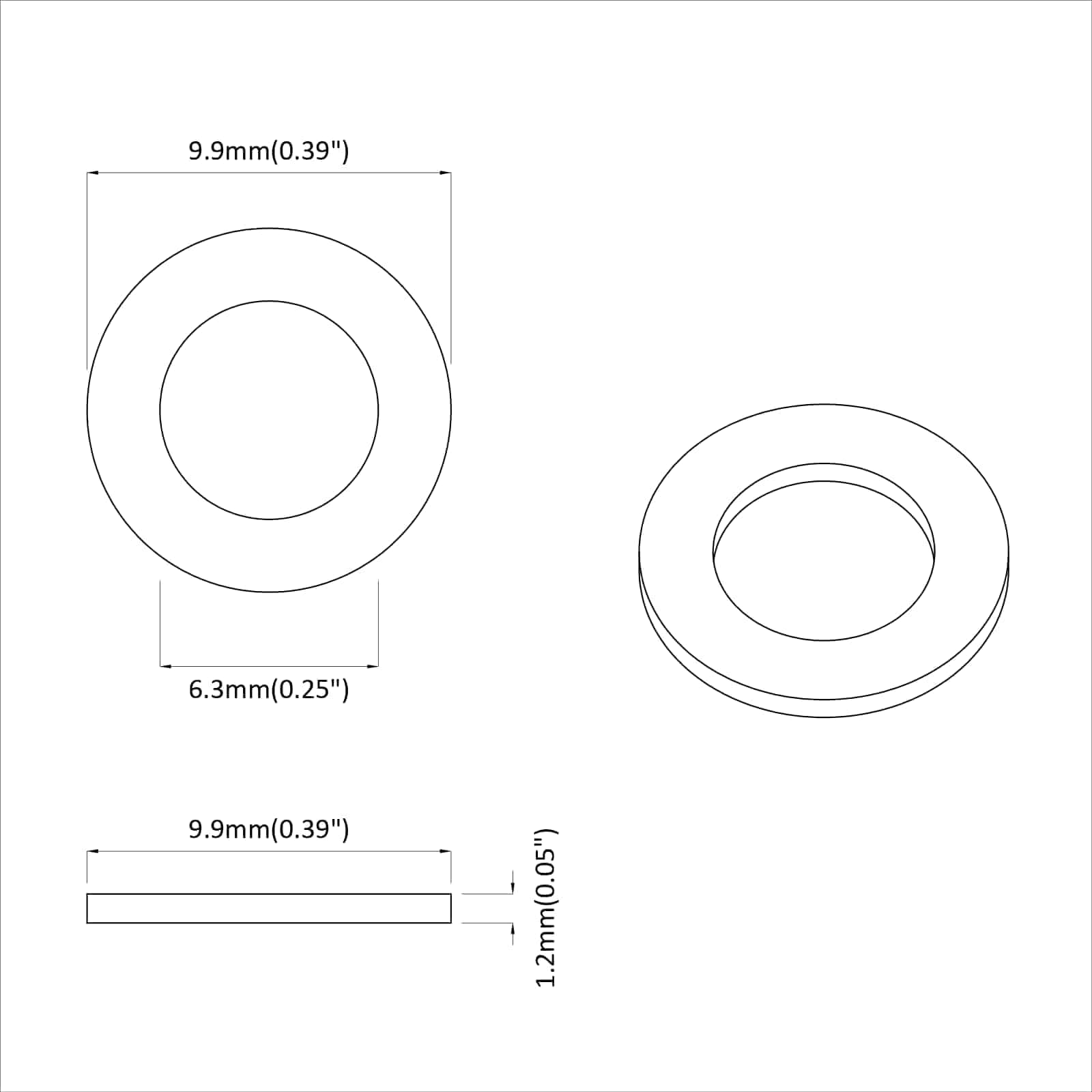 vidaXL Arandelas 52941 pcs Plateado Hierro, Tornillo Funcional, Accesorio Moderno, Sujetador de Panel y Pieza Industrial para proyectos