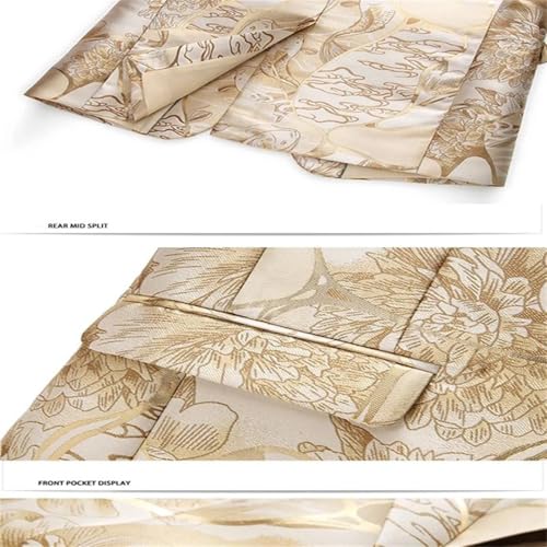 Mens Slim Fit Casual Blazer Wedding Dress Jacket3