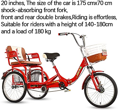 Triciclo Carga Adulto 20", 1 Velocidad, Canasto, Manubrio Ajustable miniatura 5