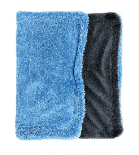 Image of BENAVJI Microfiber Cloth for Car - Puremagic 1100 GSM Twisted Loop Super Absorbent Towel - Edgeless Design with Plush Pile, Lint Free Cloth for Drying & Detailing, Transparent Pack of 2