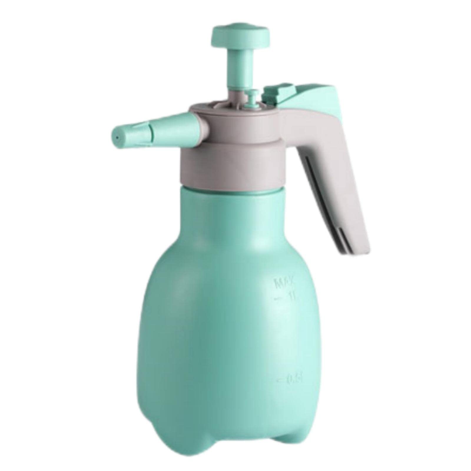 DEYUTE Hand-Held Garden and Lawn Pump Sprayer, Fresh Color Matching, Create Fashionable Gardening Experience, Used for Watering Plants and Other Cleaning Solutions(1.5l, Mint Green) 11.81 * 5.51inch