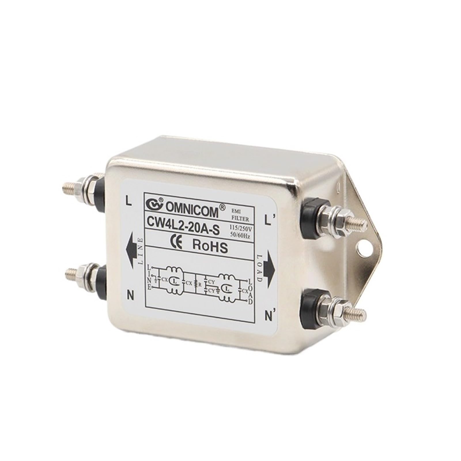 Amazon.com: KDNHVRQY EMI Filter 220v 3A 6A 10A 20A 30A Switch