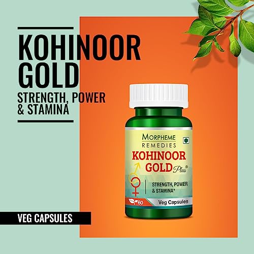 Morpheme Remedies Kohinoor Gold Plus (With Shilajit, Ashwagandha, Safed Musli, Mucuna, Tribulus) – 60 Veg Capsules - Image 4