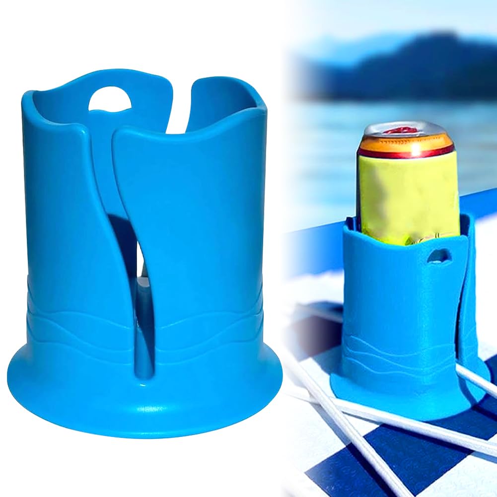 Paddle Board Drink Cup Holder, Multi-Functional Kayak Paddleboard Drink Holder, Rope Attached Stand Up Sup Cup Holder for Outdoor, Paddle Board Accessories (1)
