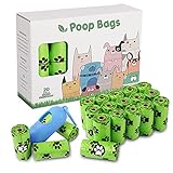 Gute Qualität - besonders dick und robust, auslaufsicher und wasserdicht. Leicht zu öffnen und abzureißen. Hervorragende Tragfähigkeit, mit dem stylischen Hundemüllbeutelspender können Sie den Hundemüllbeutel mitnehmen.