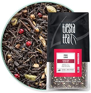 Tiesta Tea - Chai Love, Loose Leaf Spiced Chai Black Tea, High Caffeine, Hot & Iced Tea, 1 lb Bulk Bag - 200 Cups, Natural Flavored, No Sugar Added, Chai Tea Loose Leaf