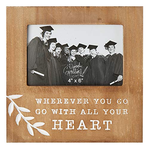 ReLIVE-Decorative-Expressions-4-x-6-Inch-Laser-Cut-Wooden-Picture-Frame-Go-with-Your-Heart ReLIVE Decorative Expressions 4 x 6 Inch Laser Cut Wooden Picture Frame Go with Your Heart