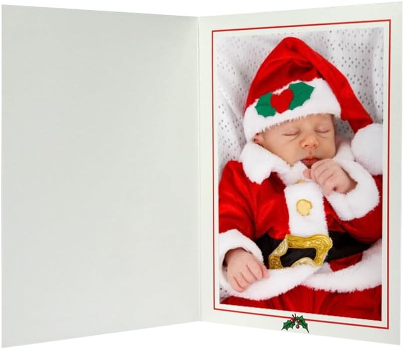 Santa Photo Folder Frame 5x7 - For Christmas, NewYear (50)