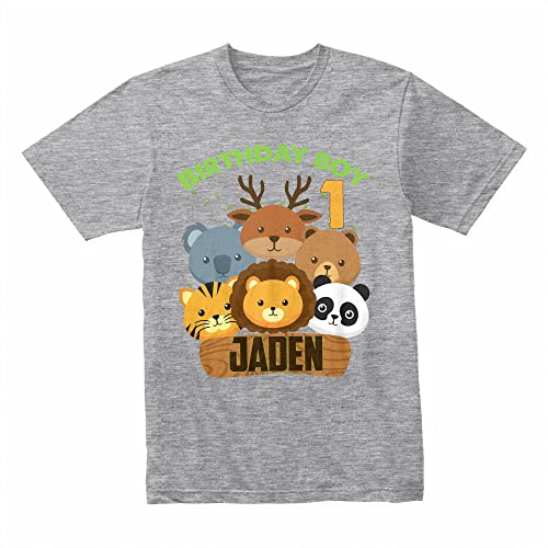Personalized Safari Jungle Birthday shirt, First Birthday Shirt, Zoo Birthday Shirt,2