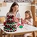 DIY Crochet Christmas Tree Kit,2026 News Handmade Holiday Decoration Set,Beginner Christmas Kit,Tree Bow Pearl Embellishment,Christmas Craft Kit with Yarn Hook Beads Instructions(Red & Green)