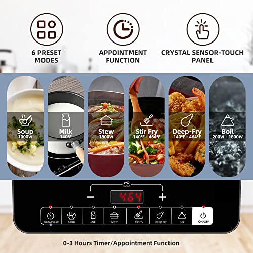 Portable-Induction-Cooktop-Countertop-Burner-Induction-Hot-Plate-Electric-Induction-cooker-1800W-with-6-Modes-10-Power-LevelsKids-Safety-LockTimerLED-Sensor-Touch