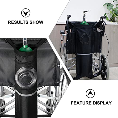 Healifty Tote Insert Organizer Oxygen Cylinder Bag Oxygen Storage Bag For Wheelchair Walker Oxygen Tank Holder 1Pcs Oxygen Cylinder Holder #TOP4