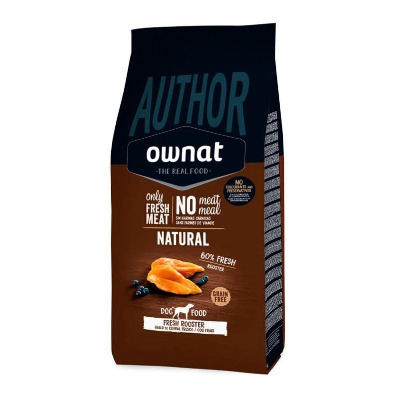 OWNAT Author Grain Free Rooster karma dla psa 10 kg