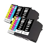 impressora epson stylus office tx620fwd 【Was Sie Erhalten】:Compatible to Epson 13XL T13XL Non-original High Capacity Ink Cartridges (4x 1301xl Schwarz, 2x 1302xl Blau, 2x 1303xl Rot, 2x 1304xl Gelb) Pack of 10, Anwendbar für Zuhause, Büro, Schule, Krankenhaus, Bank Und Andere.