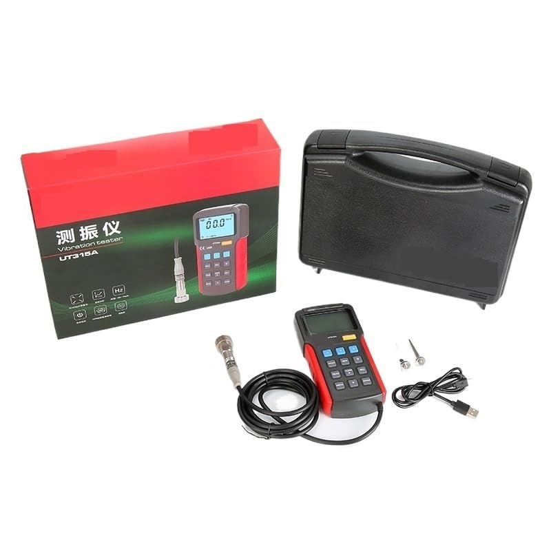 Medidor de Vibraciones, Probador de vibración dividido UT315A, medidor de vibración portátil de alta precisión, probador de vibración de motor/transmisión de datos USB