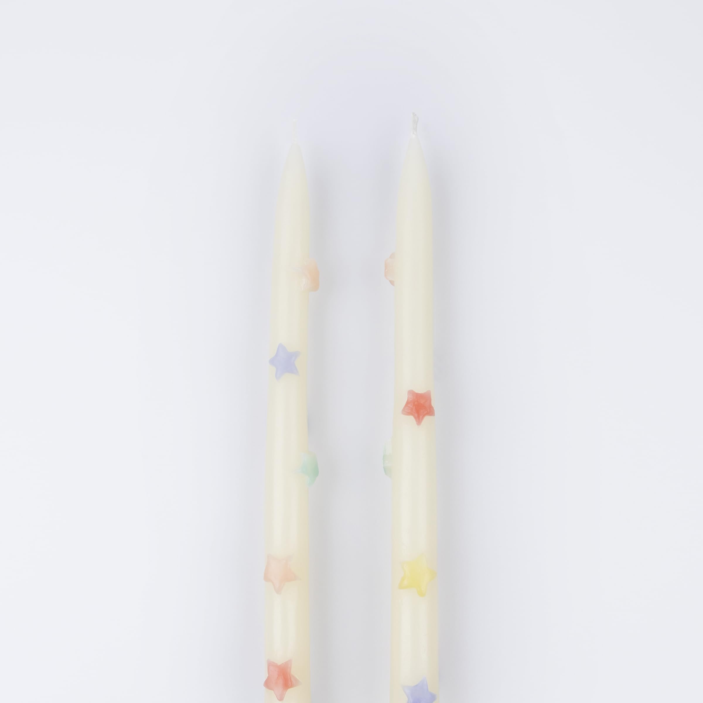 Meri Meri Mixed Star Taper Candles (Pack of 2)