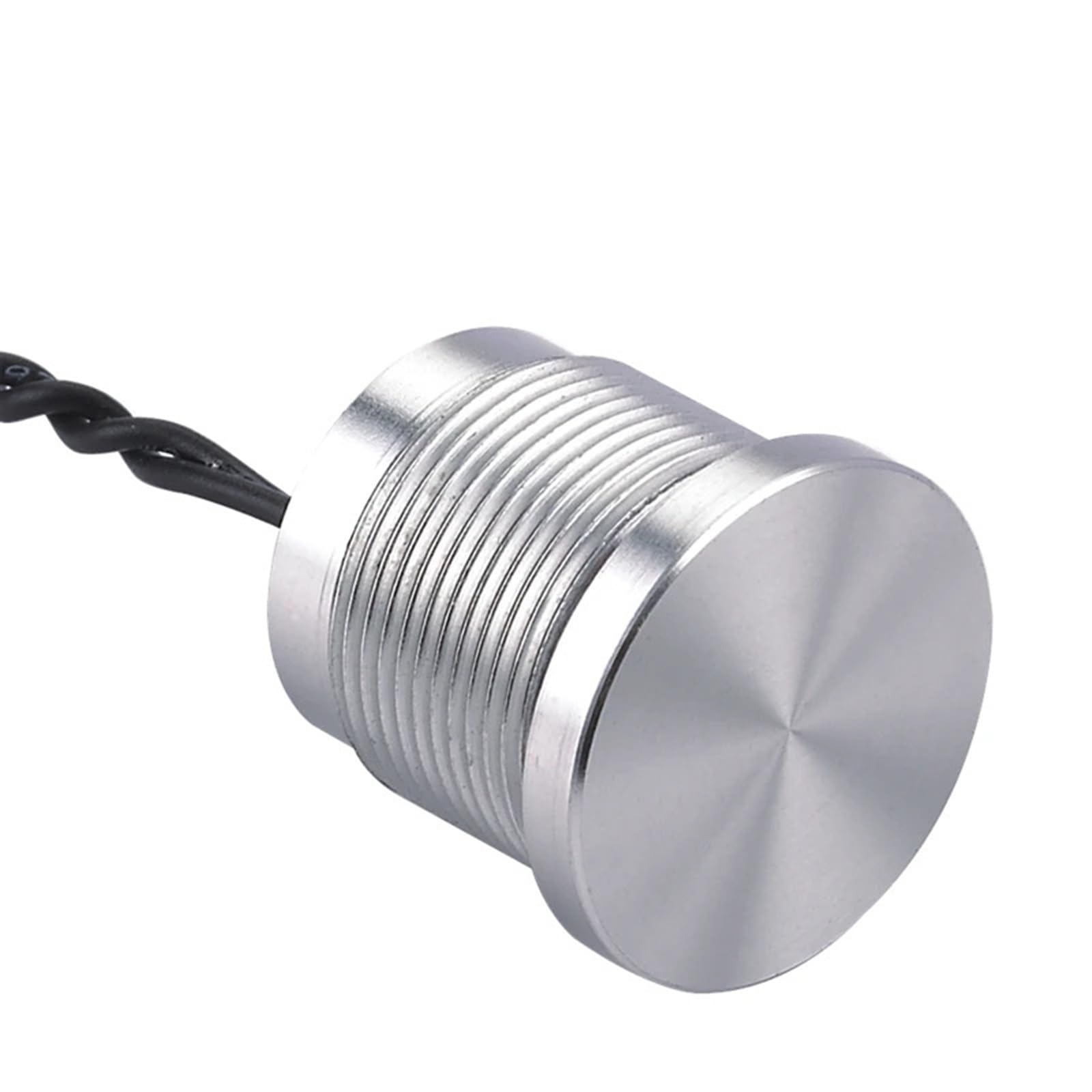 Interrupteur piézoélectrique 19mm en acier inoxydable à tête plate