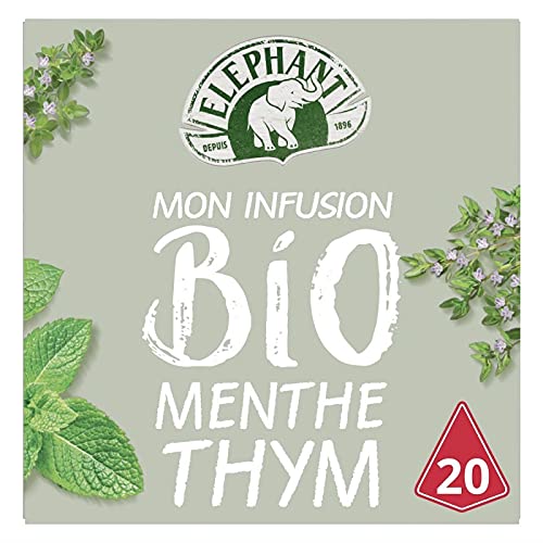 Elephant - Timiantee orgánico de menta (26 g, 4 unidades)